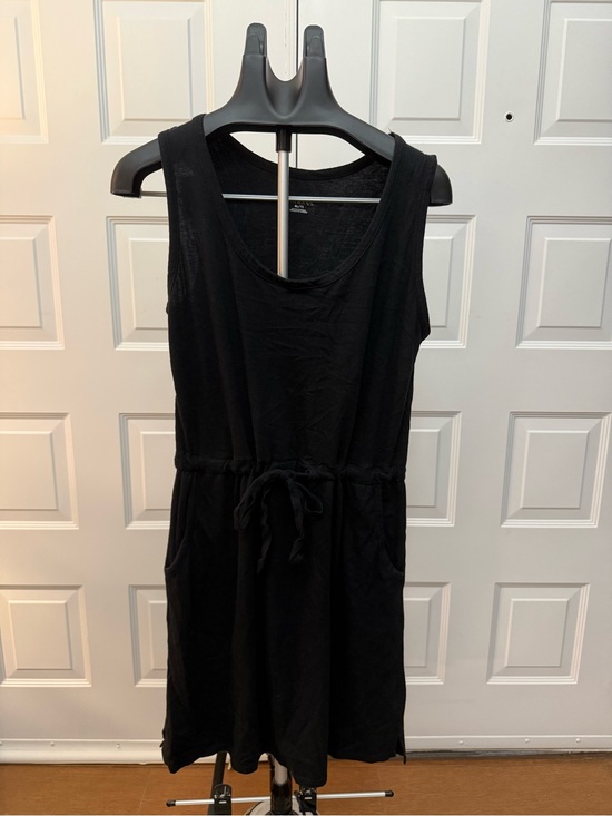Merona Dresses & Skirts - Merona Black Sleeveless Drawstring Mini Dress